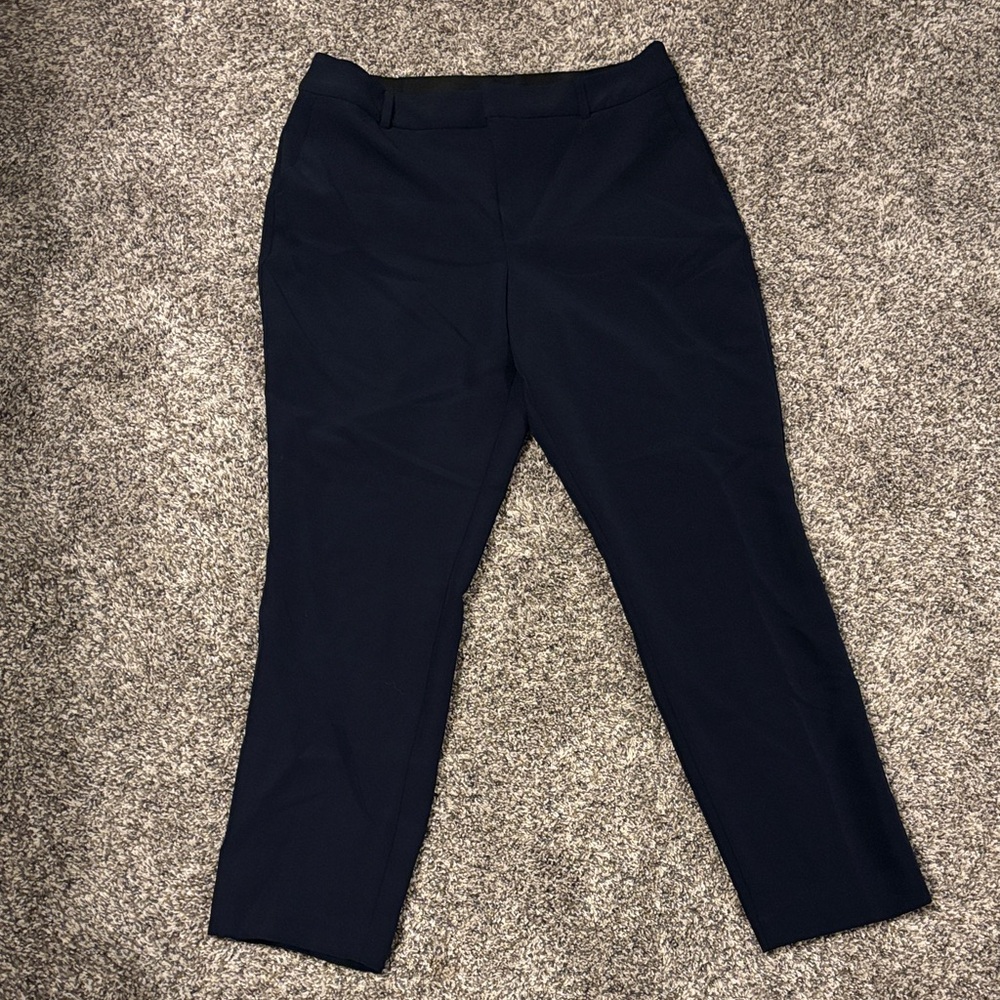 Nine West Navy Ankle Pants